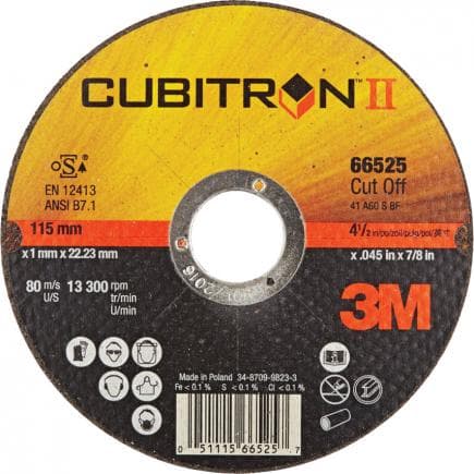 3M 7100094855-01 - Cubitron™ II Disque de coupe T41