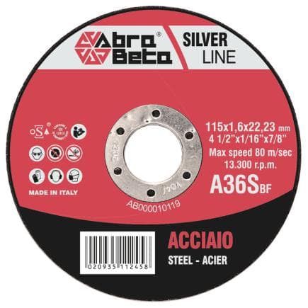ABRA BETA AB000020230 - A36S - Disques à tronçonner de faible épaisseur à centre déporté (lot multiple)