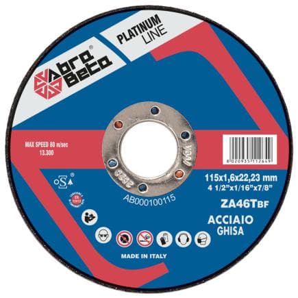 ABRA BETA AB000100115 - ZA46T - Disques à tronçonner à faible épaisseur pour acier à centre plat (lot multiple)