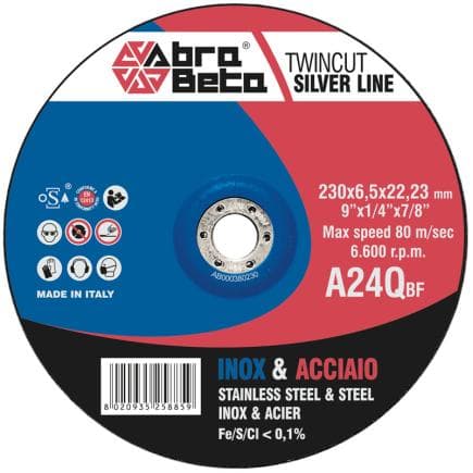 ABRA BETA AB000380150 - A24Q - Disques abrasifs à centre déporté (lot multiple)