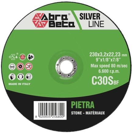 ABRA BETA AB000560115 - C30S - Disques de coupe de pierre à centre déporté (lot multiple)