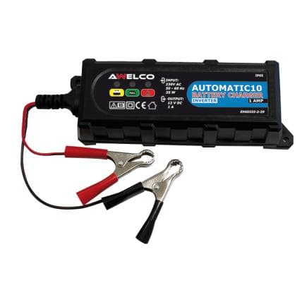 AWELCO 73400 - AUTOMATIC 10 - Chargeur de batterie 12V pour batteries 30Ah