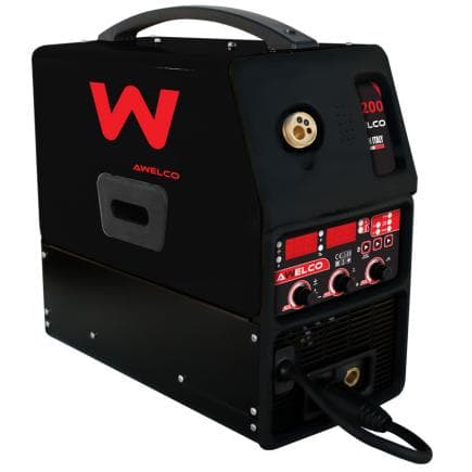 AWELCO 59095 - MULTI MIKRO 200 - 200A Soudeuse multifonction pour le soudage à l'arc MMA, MIG/MAG, FLUX et TIG