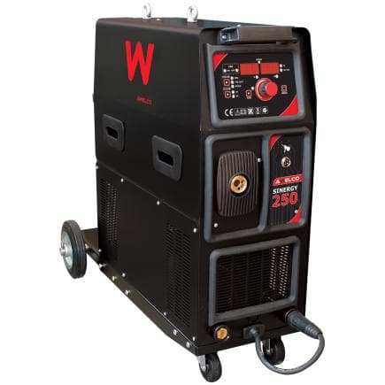 AWELCO N18200 - SYNERGY 250 - 200A Poste à souder multi-procédés avec technologie inverseur compacte adapté au soudage MIG-MAG, à l'électrode et...