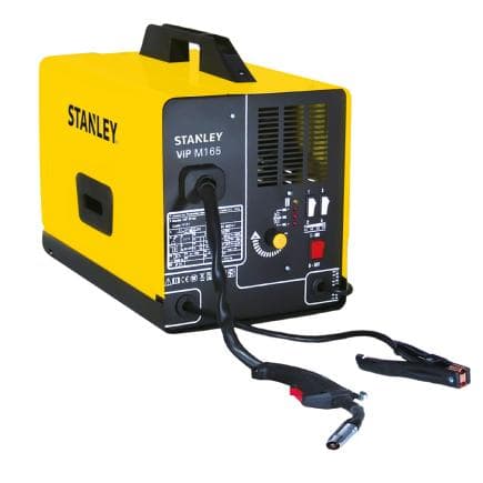 AWELCO 11131 - Vip M165 - Stanley 120A Poste à souder pour transformateur adapté au soudage MIG/MAG et au fil fourré