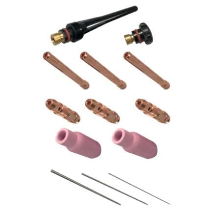 AWELCO 96056 - Stanley Ensemble d'accessoires pour torche TIG (13 pcs)
