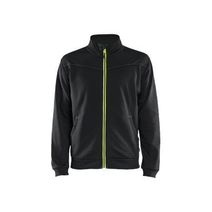 BLAKLADER 336225269933XL - Sweat zippé Noir/Jaune