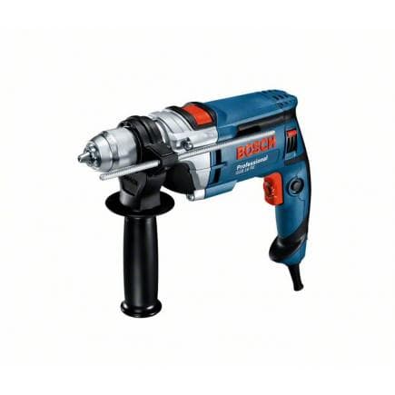 BOSCH 060114E500 - GSB 16 RE - Perceuse à percussion 750 W, ø trou de maçonnerie 18 mm, ø trou de bois 30 mm