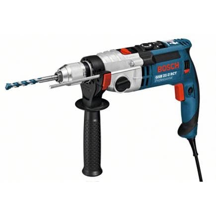 BOSCH 060119C700 - GSB 21-2 RCT - Perceuse à percussion 1.300 W, ø trou de maçonnerie 24/16 mm, ø trou de bois 40/25 mm