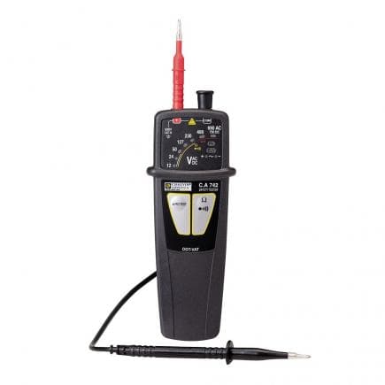 CHAUVIN ARNOUX P01191742D - CA 742 Détecteur d'absence de tension (VAT) IP2X avec accessoires IP2x