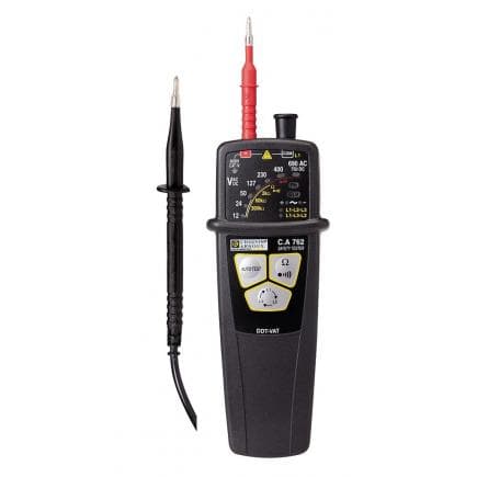 CHAUVIN ARNOUX P01191762D - CA 762 Détecteur d'absence de tension (VAT) IP2X avec accessoires IP2x