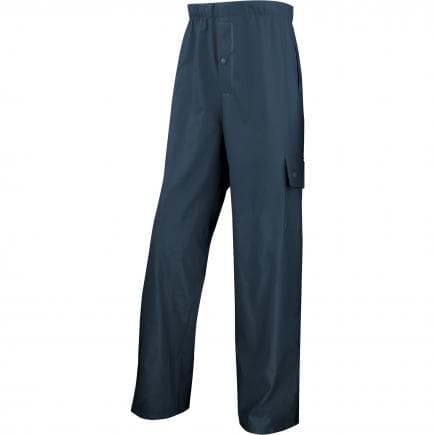 DELTA PLUS 850PANBM3X - Pantalon de pluie bleu marine support polyester enduit semi polyuréthane