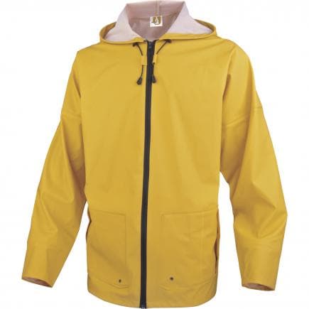 DELTA PLUS 850VESJA3X - Veste de pluie jaune support polyester enduit semi polyuréthane