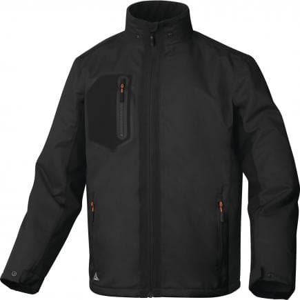 DELTA PLUS ARENNOXG - Parka noir polyester stretch mecanique - imper-respirant