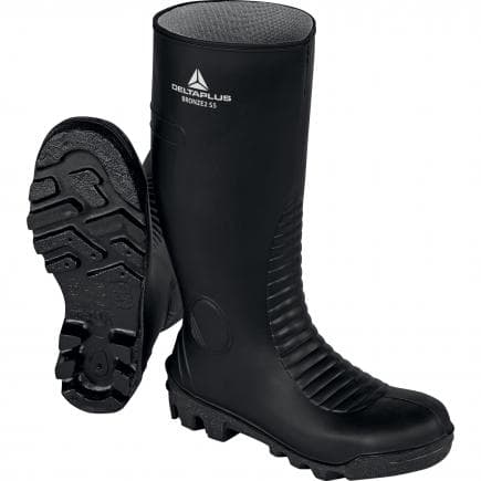DELTA PLUS BRON2S5NO44 - Botte de sécurité noir en pvc - s5 sra