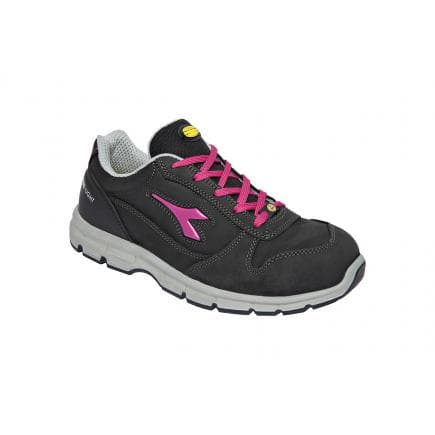 DIADORA UTILITY 701.175303-C2017/41 - Chaussures de sécurité basses RUN LOW S3 SRC ESD, noires / fuchsia