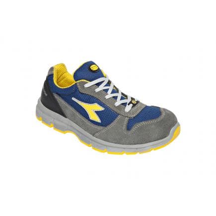 DIADORA UTILITY 701.175305-C4906/45 - Chaussures de sécurité basses RUN TEXT LOW S1P SRC ESD, grises / bleues