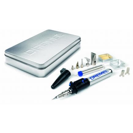 DREMEL F0132000JA - 2000-6 - Fer à souder au butane Versatip avec 6 accessoires