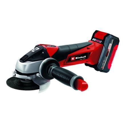 EINHELL 4431134 - TE-AG 18/115 Li (1x4,0Ah) - Meuleuse d'angle sans fil 18V 4Ah (avec batterie et chargeur)