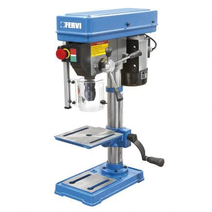 FERVI 0011 - Perceuse d'établi avec entraînement par courroie 230 V 375W 315x530x690 mm