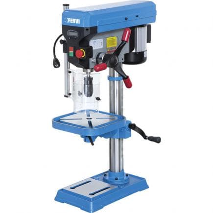 FERVI 0242 - Perceuse d'établi avec transmission par courroie 230 V 750 W