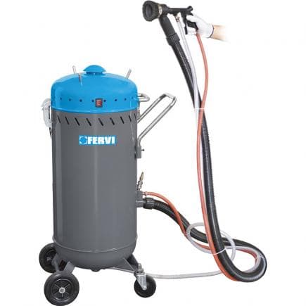 FERVI 0462 - Sableuse d'extérieur avec aspirateur 1,2 kW