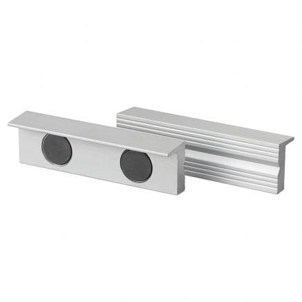 FERVI 0520/100A - Paire de couvre-mâchoires magnétiques en aluminium de 8,9 mm