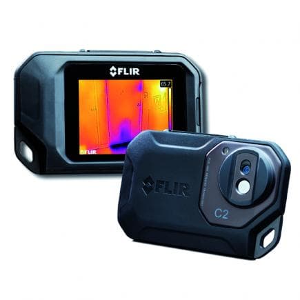 FLIR 60406 - THERMAL CAMERA C3 with pouch, 1/4" tripod adapter and min/max values