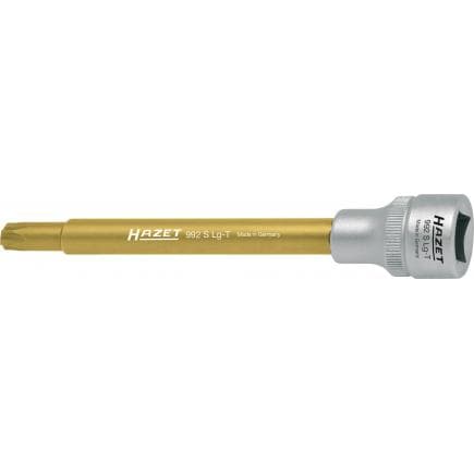 HAZET 992SLG-T30 - Embout de clé à douilles TORX® extra long avec adaptateur carré intérieur 1/2"