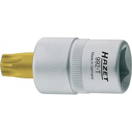 HAZET 992-T30H - Embout de clé à douilles TORX® haute résistance court avec adaptateur carré intérieur 1/2"