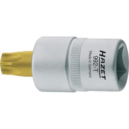 HAZET 992-T30 - Embout de clé à douilles TORX® court avec adaptateur carré intérieur 1/2"