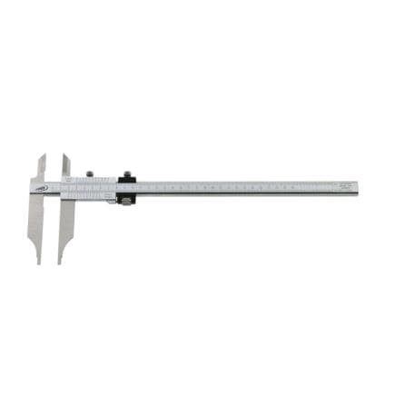HELIOS PREISSER 0231503 - Pied à coulisse d'atelier en inox à réglage fin