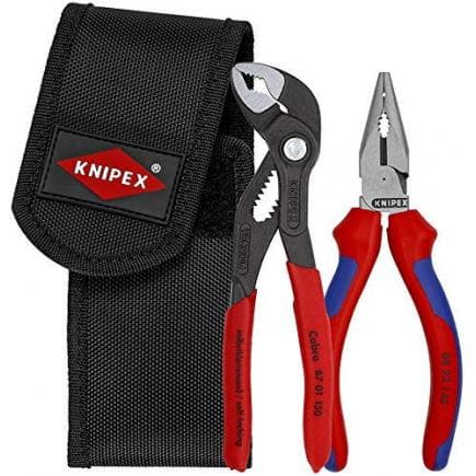 KNIPEX 00 20 72 V06 - Jeu de mini-pinces dans une poche à outils 2 pièces