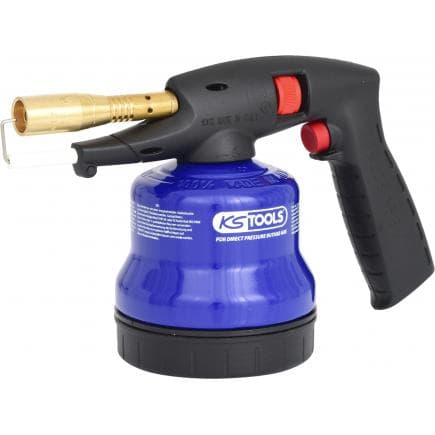 KS TOOLS 903.5905 - Chalumeau propane avec piezo, bleu