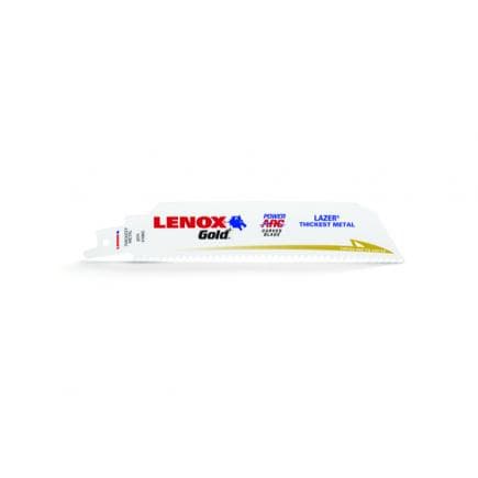 LENOX 21071424GR - Lame GOLD® POWER ARC™ courbe pour scie sabre, pour métal