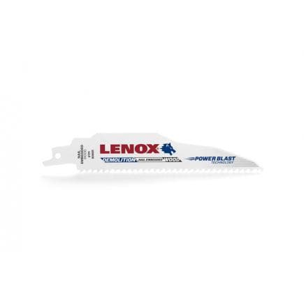 LENOX 20572656R - Lame de scie sabre bimétallique standard, pour démolition