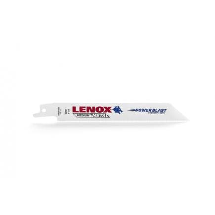 LENOX 20552418R - Lame de scie sabre bimétallique standard, pour métal moyen