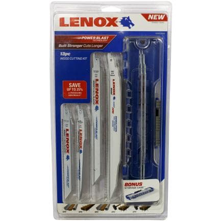 LENOX 1498013RKW - Kit de 13 lames de scie sabre, pour bois