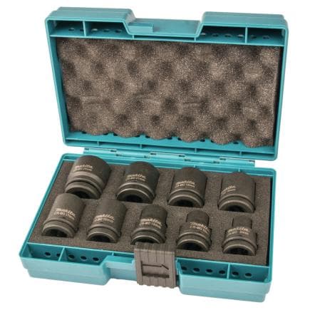 MAKITA D-41517 - IMPACT SOCKET SET 1/2"(8,10,13,16,17,18,19,21,24mm)