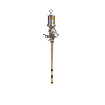 MECLUBE 011-0940-086 - Pompa pneumatica industriale per grassi R 40:1 Mod. 940 flangiata doppio effetto lunghezza pescante 860 mm