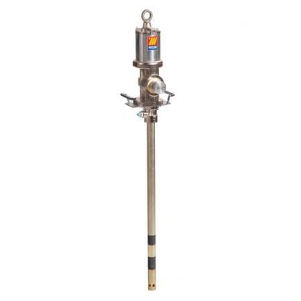 MECLUBE 011-0940-094 - Pompa pneumatica industriale per grassi R 40:1 Mod. 940 flangiata doppio effetto lunghezza pescante 940 mm