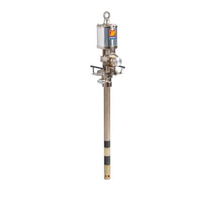 MECLUBE 011-1270-074 - Pompe pneumatique industrielle pour graisses R 70 : 1 Mod. 1270 bride double effet longueur d'aspiration 940 mm