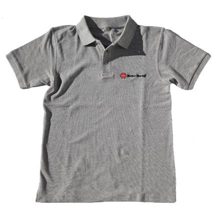 MISTER WORKER MWBR-0005-03 - Polo Gris 100% Coton