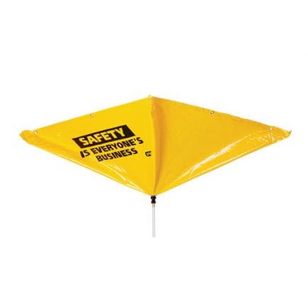 NEW PIG TLS555-YW-81 - Bâche de dérivation de fuite pour toit avec message de sécurité