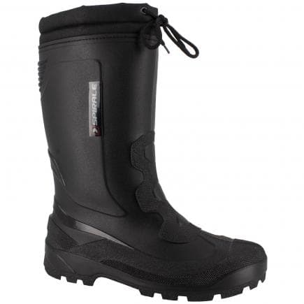 NORA F071300SPI-02500500-44 - Bottes d'hiver unisexe Spirale JOHN noires