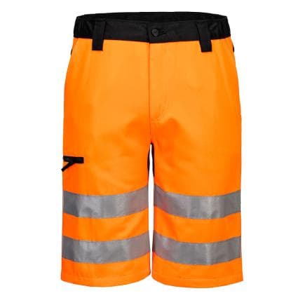 PORTWEST CD899OBR36 - Bermuda WX2 eco-conçu stretch, Orange/Noir