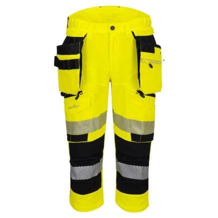 PORTWEST DX402YBR34 - Pantacourt DX4 HV, Jaune/Noir