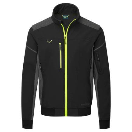 PORTWEST EV464BKTM - EV4 Softshell Bomber Jacket (3L), Noir Tall