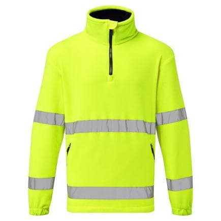PORTWEST F302YERL - Polaire 1/2 Zip HV, Jaune