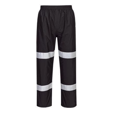 PORTWEST F443BKRL - Pantalon de pluie légère Iona pliable, Noir